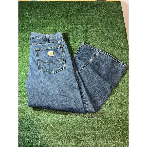 Carartt Rugged Flex Relaxed Fit 5 Pocket Jean Men’s Size 34x28 - Picture 1 of 2